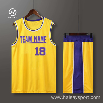 Hot Selling Youth Basketball Jersey Design Color Pink Breathable Sublimation Polyester Custom Mesh Basketball Jersey Embroidery